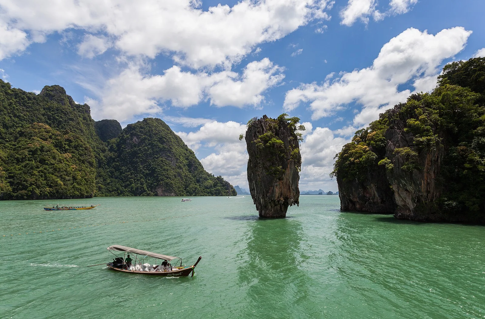 Limestone island in Phang Nga Bay, Thailand